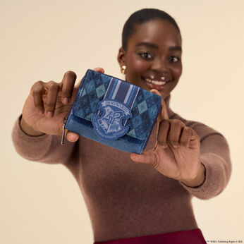 Harry Potter Hogwarts Denim Tri-fold Wallet, Image 2